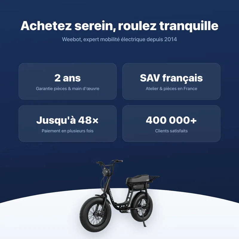 Fatbike Électrique Biplace Cargo Garrett Miller Urban