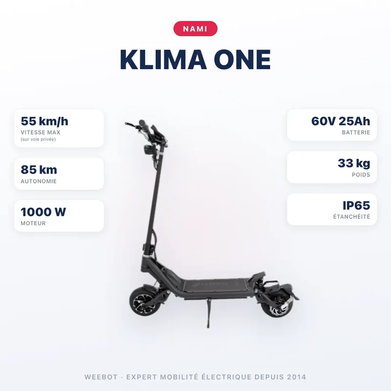Trottinette Électrique Nami Klima One