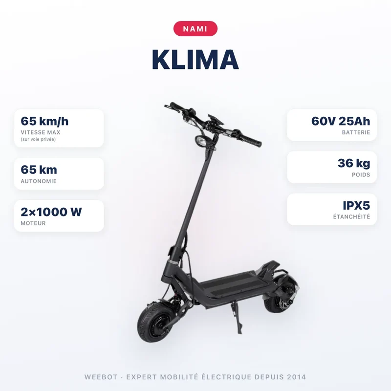 Trottinette Électrique Nami Klima