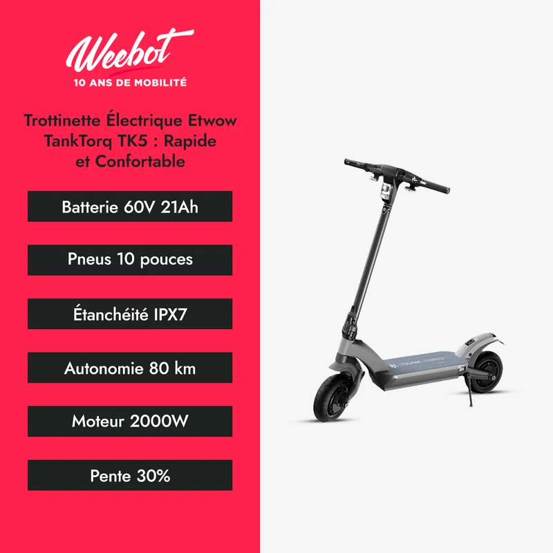 Trottinette Électrique Etwow TankTorq TK5