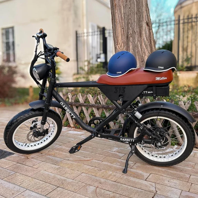 Casque Eroz Vintage Collection pour Trottinette Electrique et Vélo (Bleu/Noir)