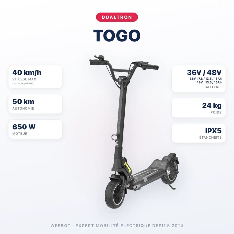 Trottinette Électrique Dualtron Togo