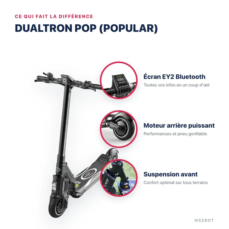 Trottinette Électrique Dualtron Pop (Popular)