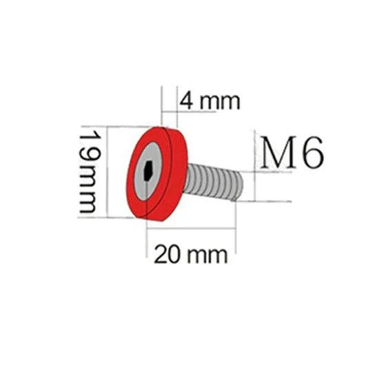 Lot de 10 Vis et Rondelles Custom Weebot pour Trottinette - Plusieurs Couleurs