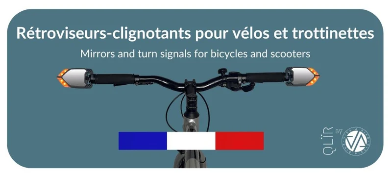 Rétroviseur Clignotant Qlïr pour Trottinette Électrique (Paire)