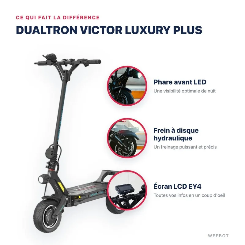 Trottinette Électrique Dualtron Victor Luxury Plus