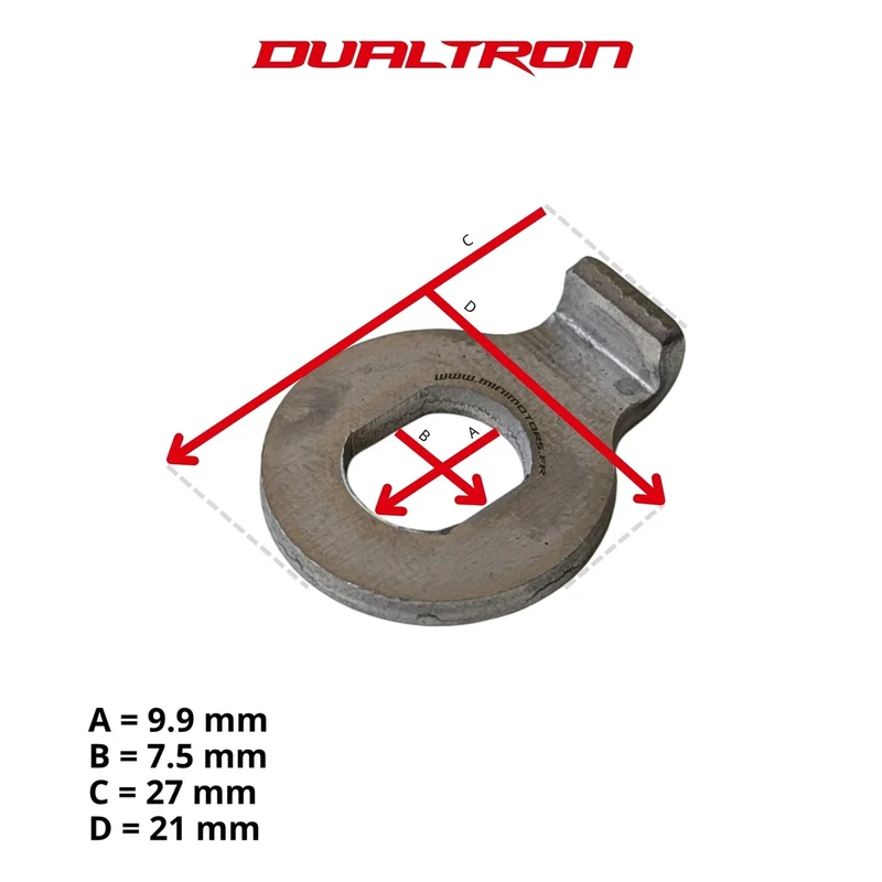 Rondelle 10x12x9,9mm Dualtron