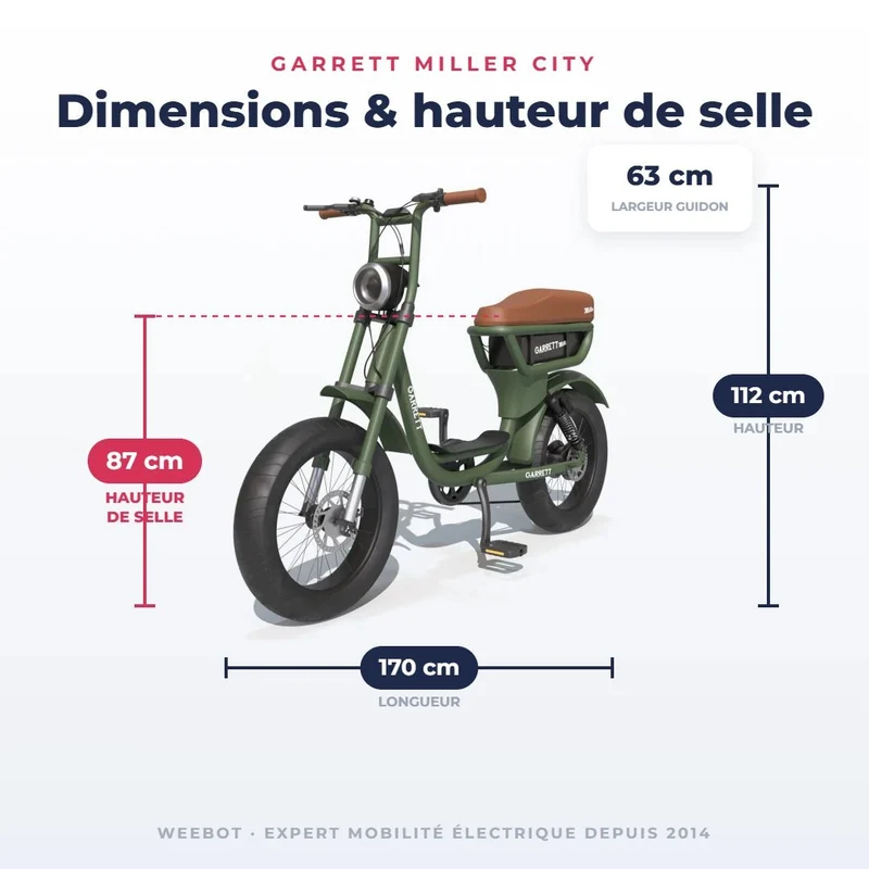 Fatbike Électrique Biplace Cargo Garrett Miller City