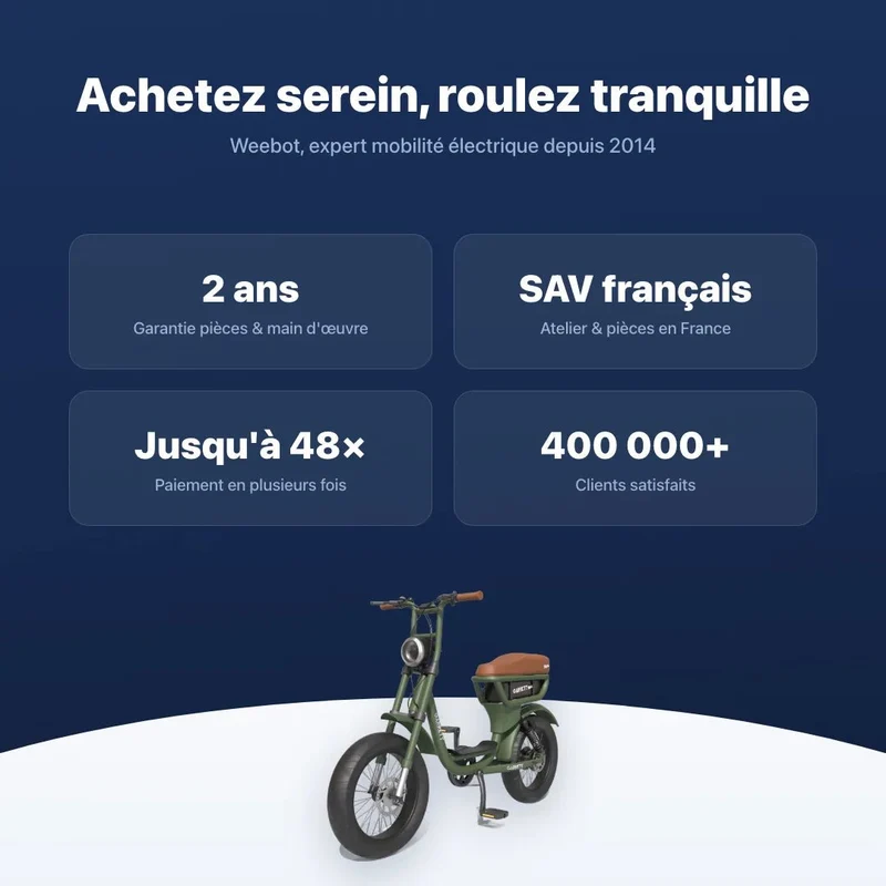 Fatbike Électrique Biplace Cargo Garrett Miller City