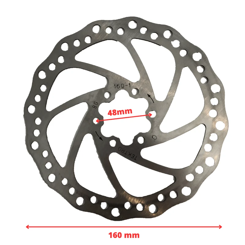 Disque de Frein 160mm à Pétale Trottinette Électrique Dualtron Ultra 2, Kaabo Wolf Warrior, Nami Burn E et E-2