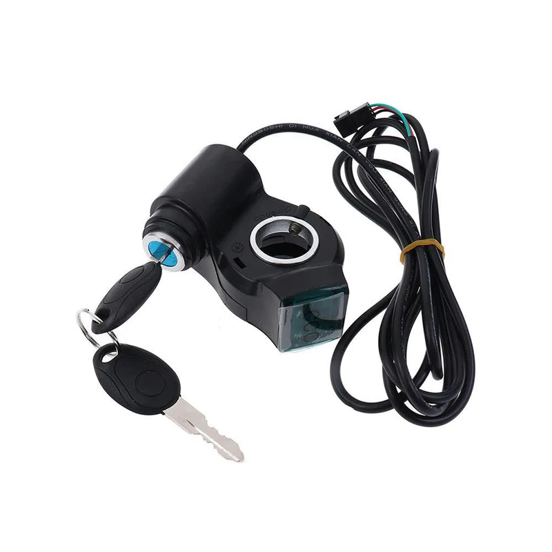 Contacteur à Clé avec Affichage Voltage Trottinette Electrique et autres