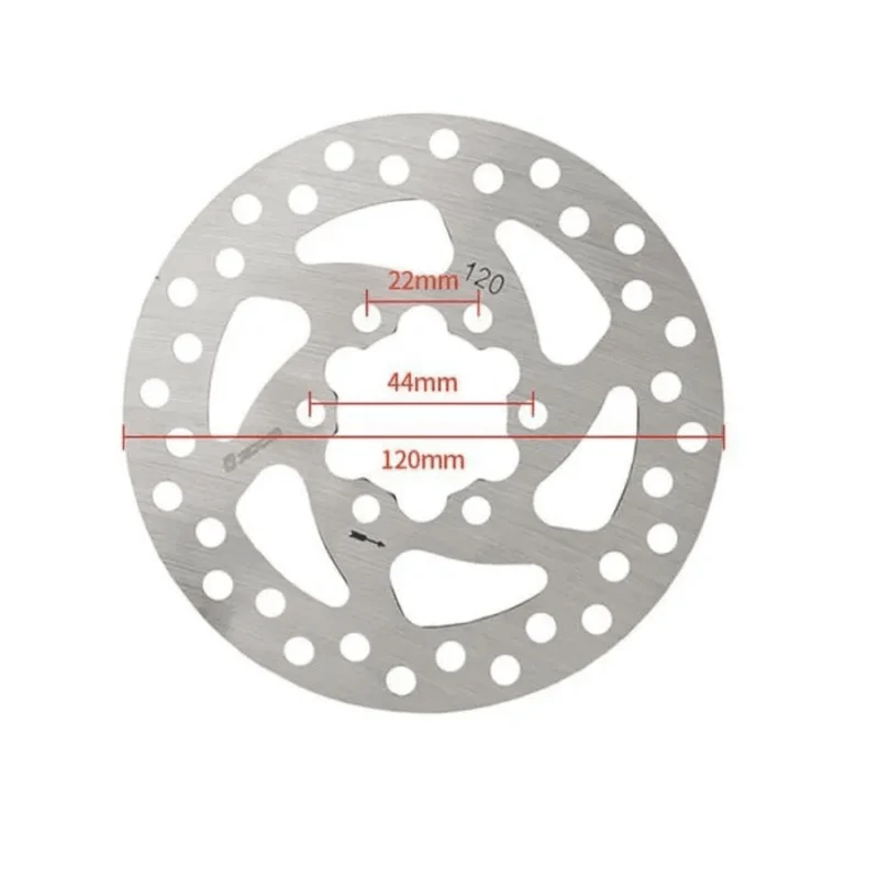 Disque de Frein Hexagonale 120 mm Trottinette Électrique Kaabo Skywalker 8S