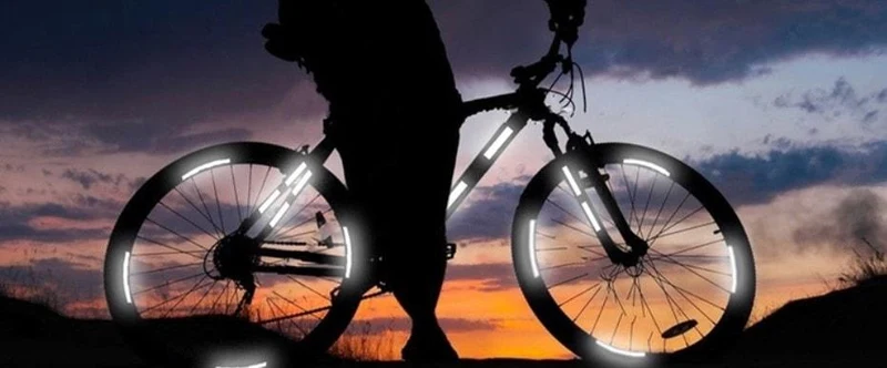 Pack Autocollants Bandes Réfléchissantes pour Trottinette et Vélo