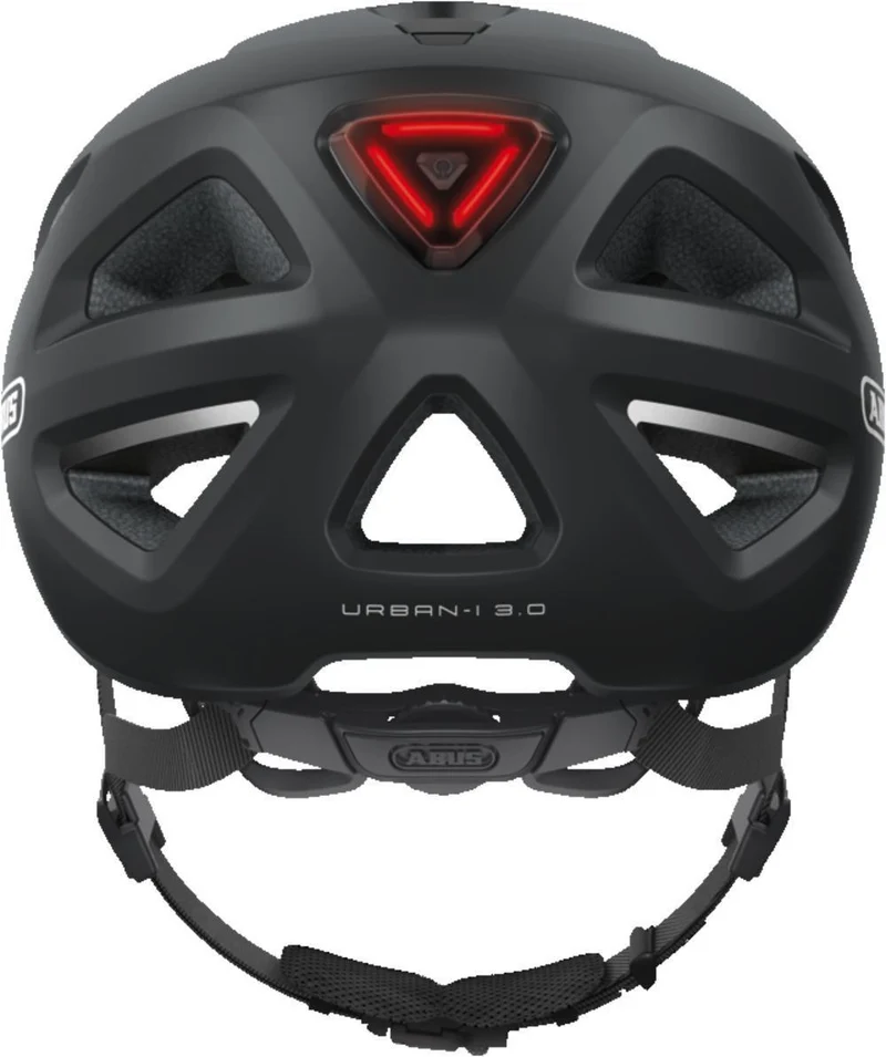 Casque de vélo ABUS URBAN-I 3.0 Velvet Black avec LED Arrière
