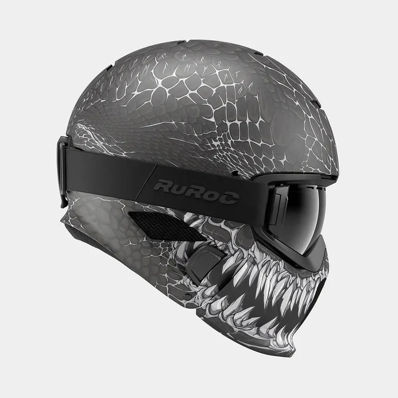 Casque Ruroc RG1-DX Intégral et Modulable avec Lunettes