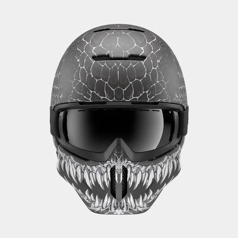 Casque Ruroc RG1-DX Intégral et Modulable avec Lunettes
