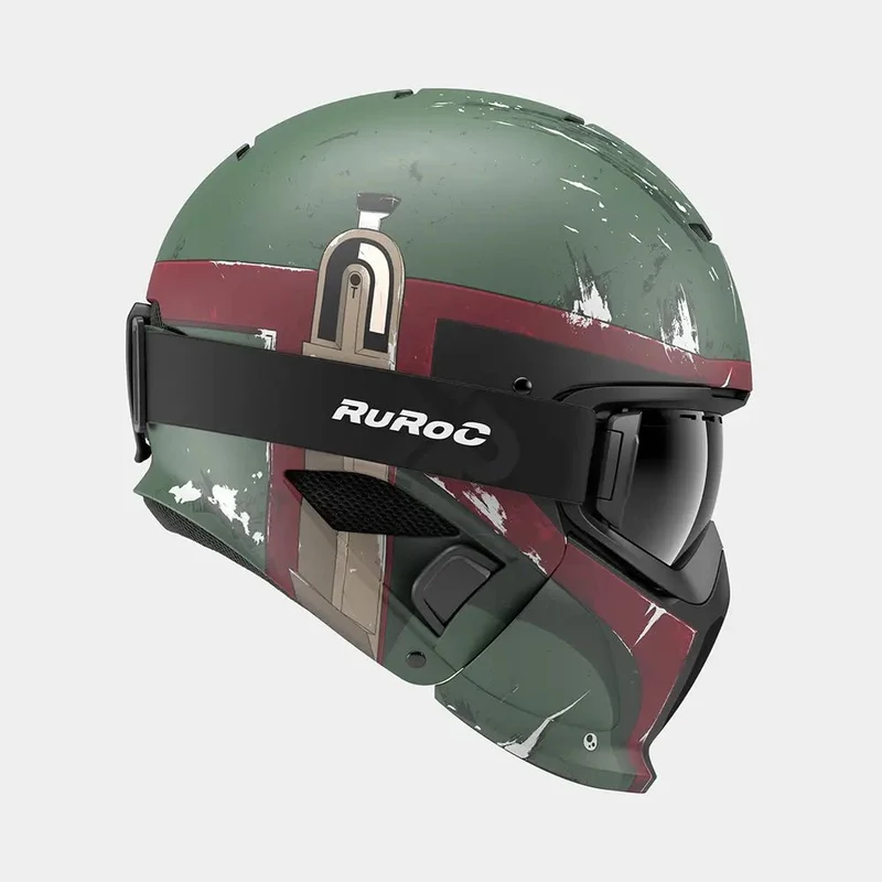 Casque Ruroc RG1-DX Intégral et Modulable avec Lunettes