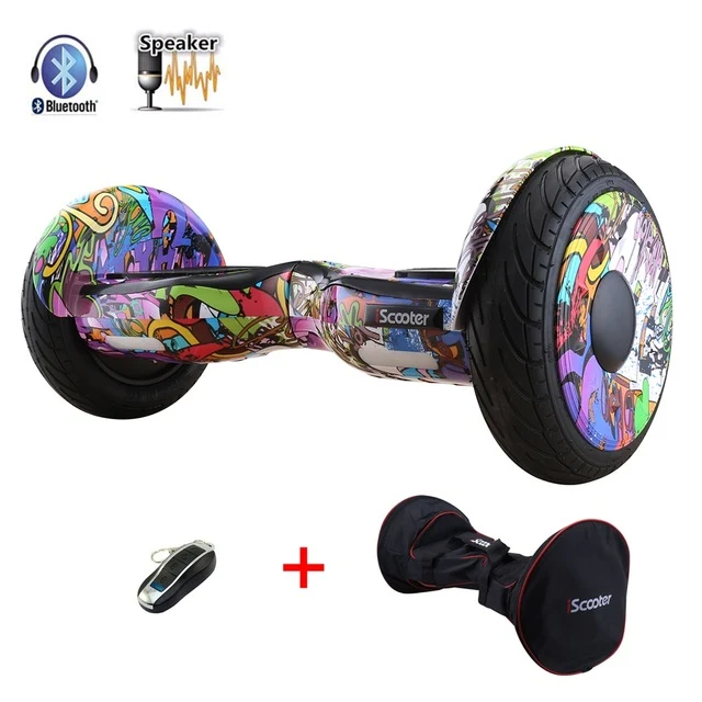 iScooter hoverboard with Bluetooth speakers two wheels smart self balancing scooter electric skateboard giroskuter