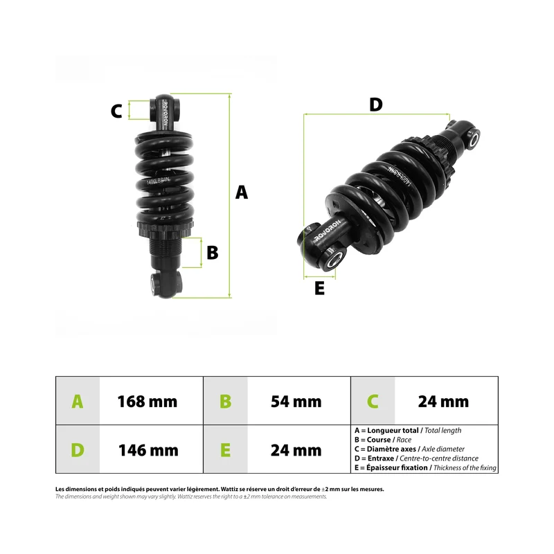 Suspension avant Rovoron R7