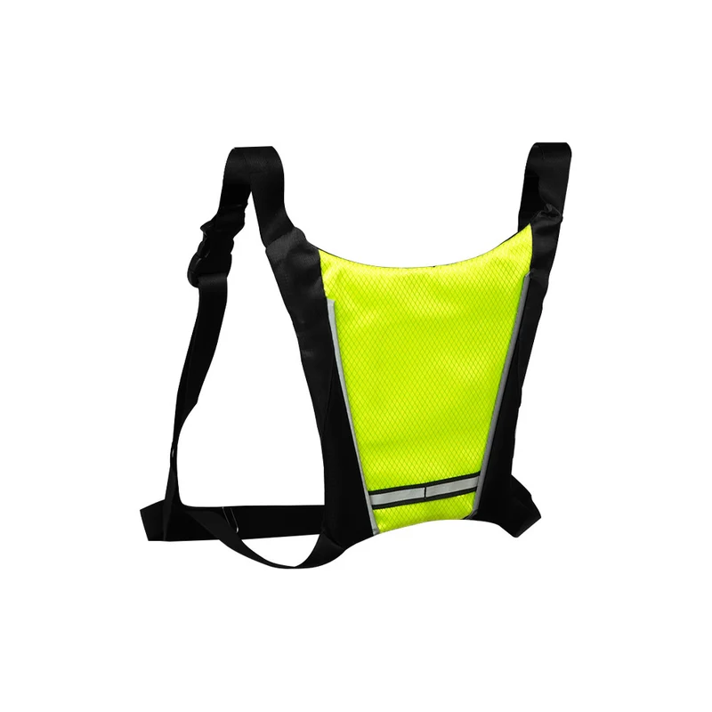 Gilet signalisation LED avec telecommande reflechissant jaune