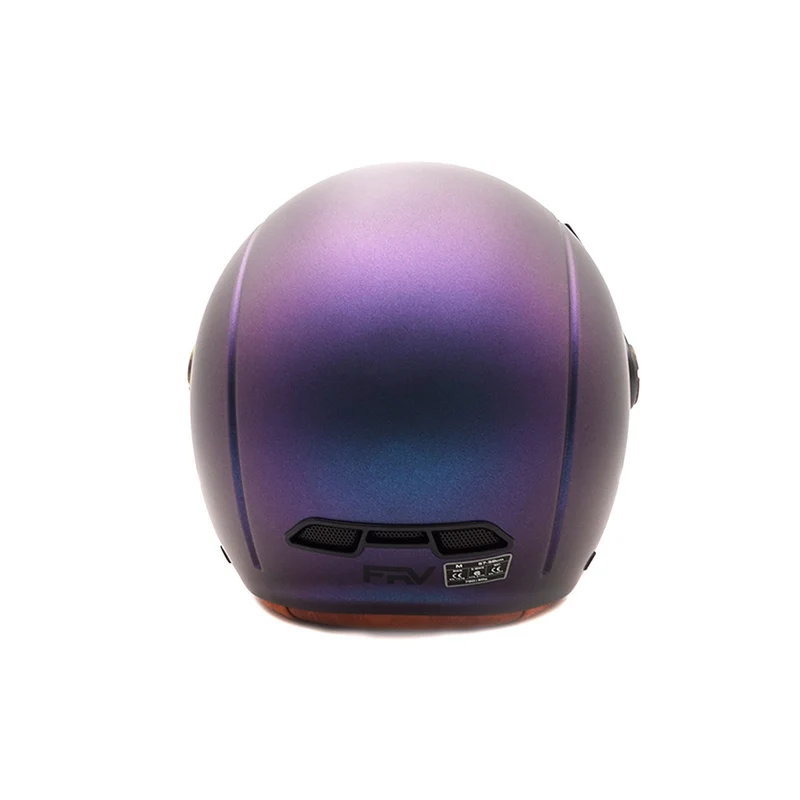 Casque JET bleu mat caméléon