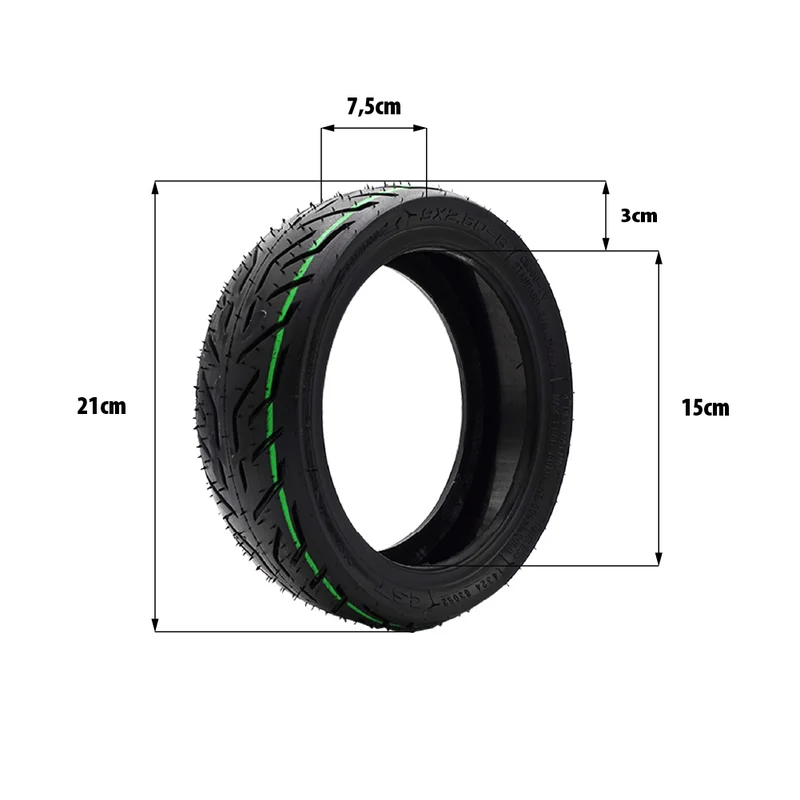 Pneu 9x2.50-6 CST tubeless gel anti crevaison Nami Stellar