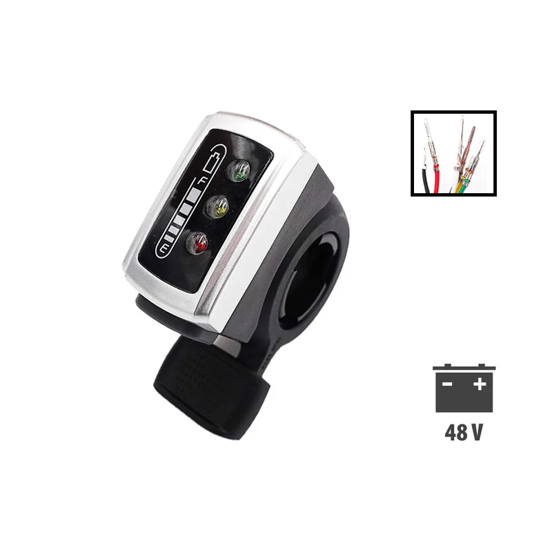 Gachette accelerateur indicateur batterie 48V