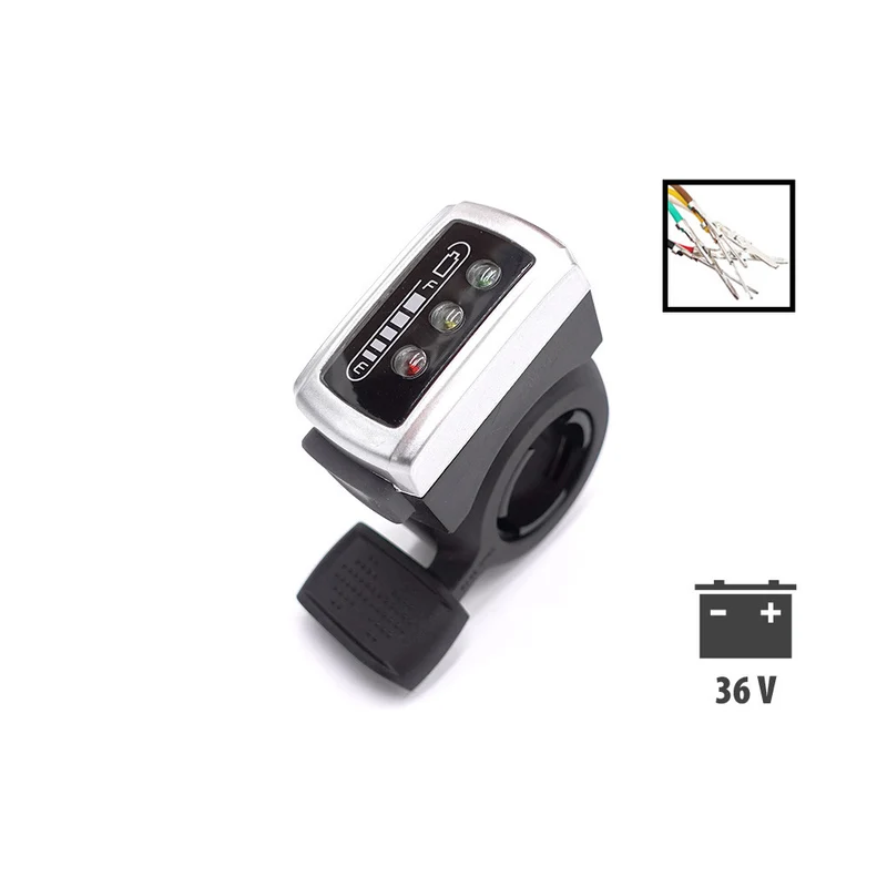 Gachette accelerateur indicateur batterie 36V