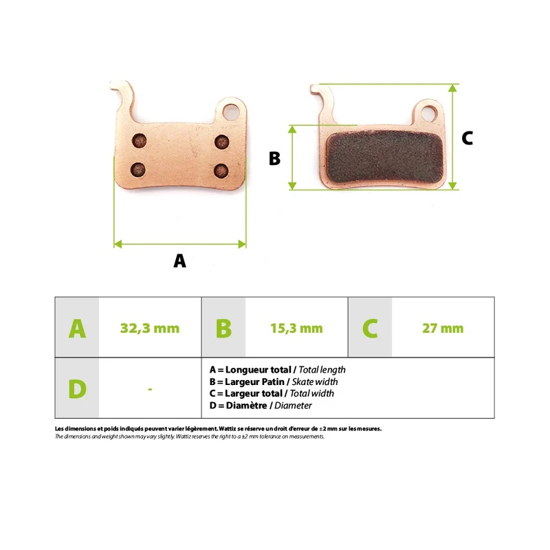 Plaquettes de freins Xtech Zoom Xiaomi Mi3 Metal Fritté Haute Performance