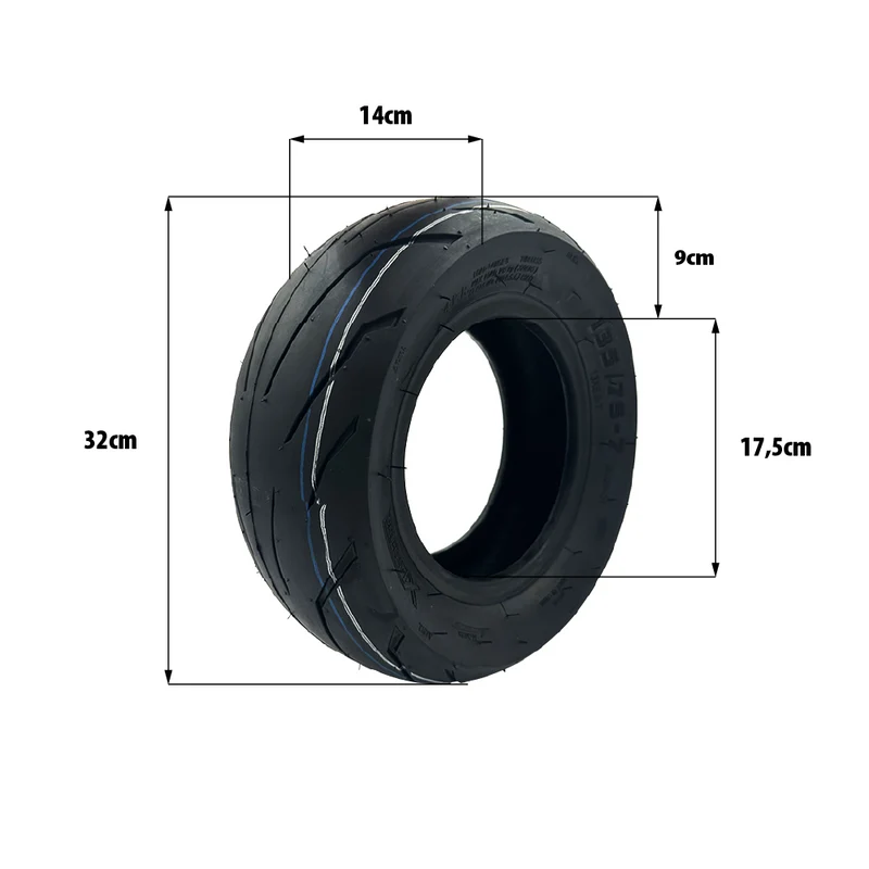 Pneu tubeless 135/75-7 (13x5.5-7) Teverun 7260R