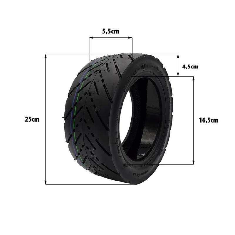 Pneu 90/65-6.5 CST tubeless route gel anti crevaison