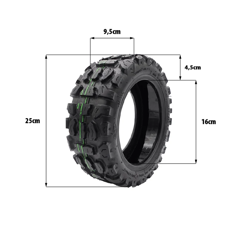 Pneu 90/65-6.5 tubeless off road gel anti crevaison CST