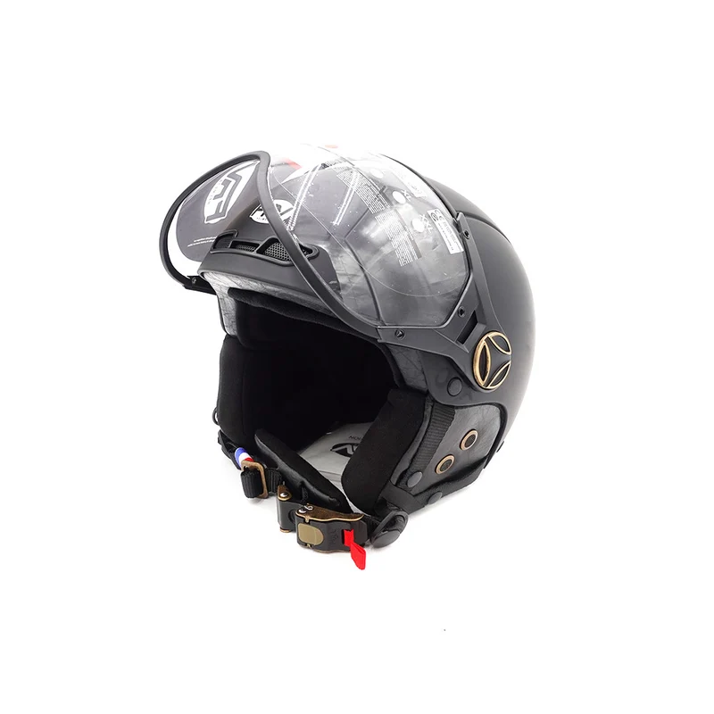 Casque JET noir mat