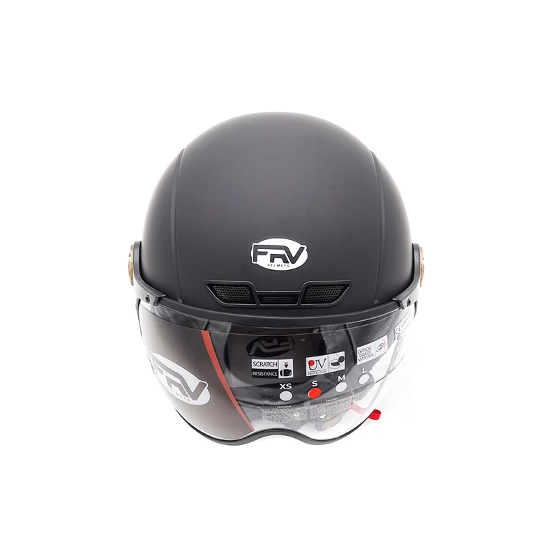 Casque JET noir mat