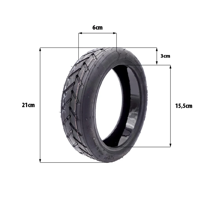 Pneu 8.5x2 tubeless gel anti crevaison Xiaomi