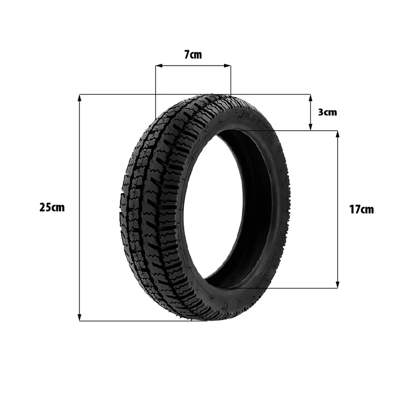 Pneu 10.5x2.75-7 tubeless semi off road pour Ninebot Segway P65 et P100