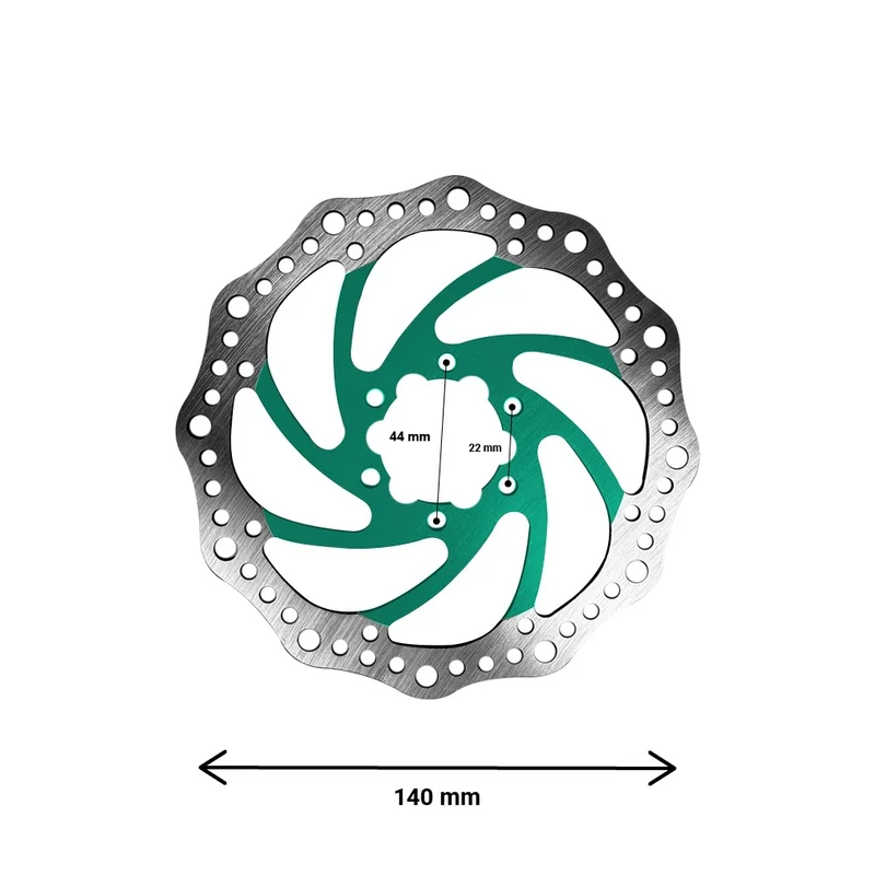 Disque de frein R6 140mm entraxe 44mm