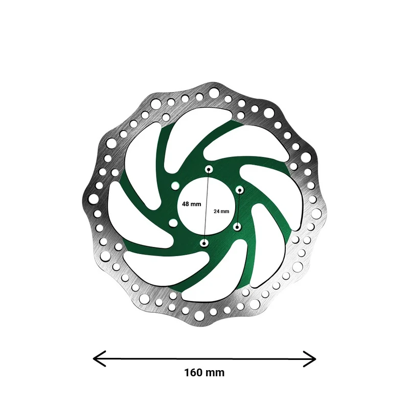 Disque de frein R6 160mm entraxe 48mm