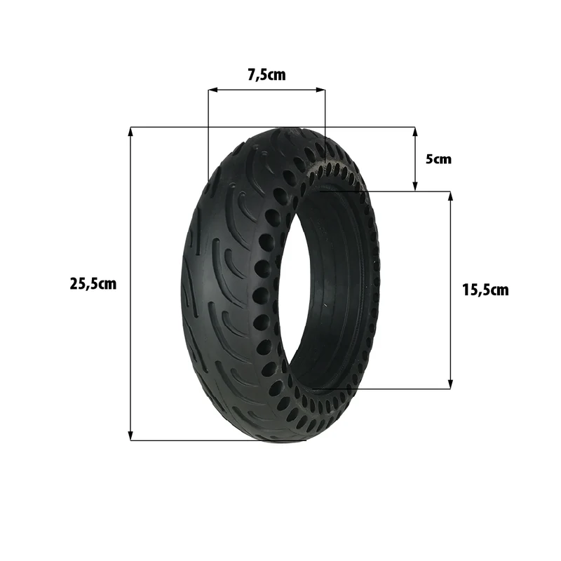 Pneu plein 10x2.70-6.5