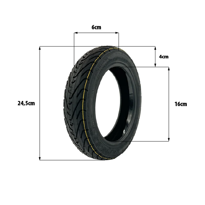 Pneu 60/70-6.5 tubeless gel anti crevaison Ninebot