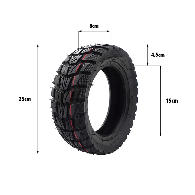 Pneu 80/65-6 tubetype off road Zero 10X Kaabo Dualtron Victor