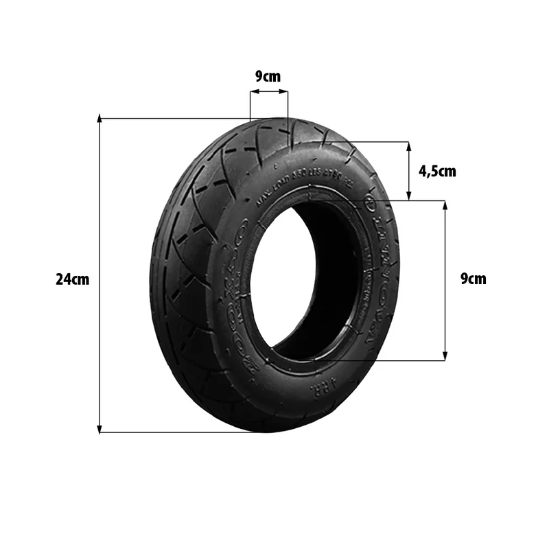 Pneu 200x50-94 tubetype renforcé Speedway Mini4 Pro