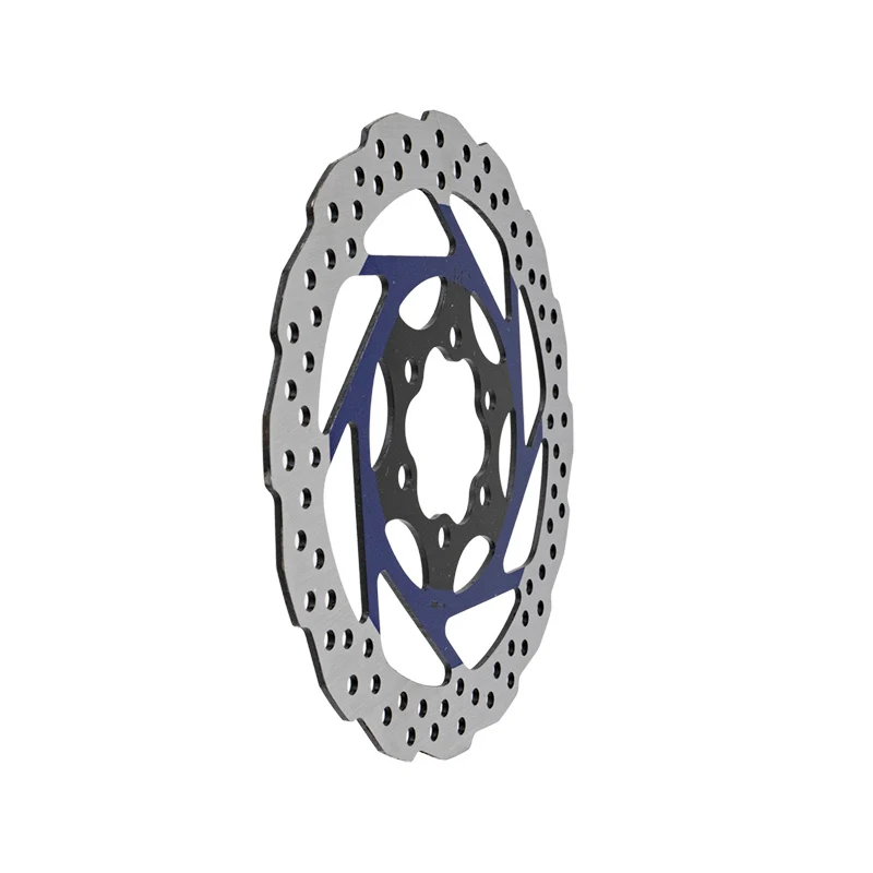 Disque de frein V2 6H 140 mm bleu — Ewheel