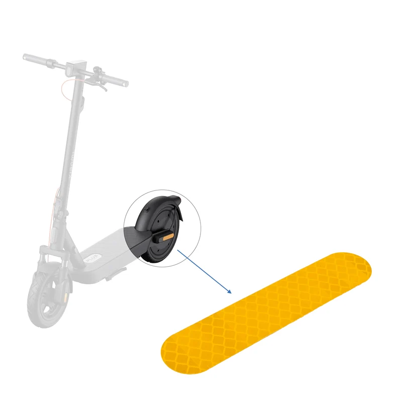 Autocollants réfléchissants latéraux jaunes pour Xiaomi 5 Plus - Pack de 10 — Ewheel