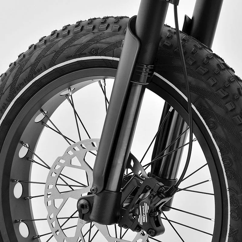 Commando — Fatbike gris graphite et blanc — Viketory