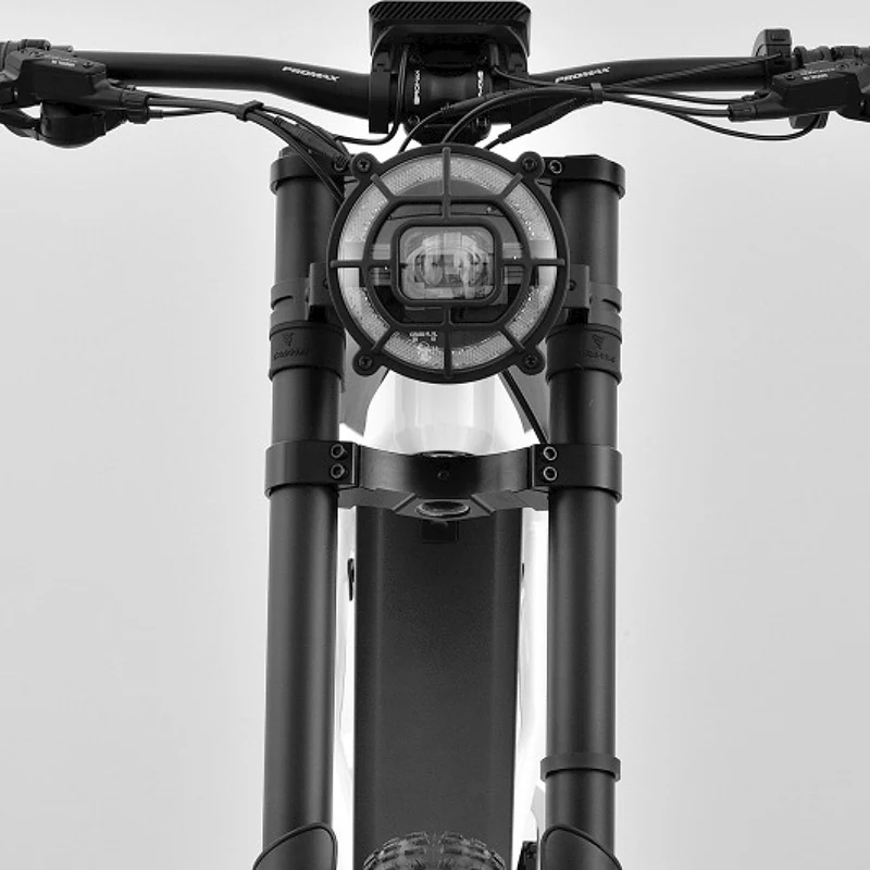 Commando — Fatbike gris graphite et blanc — Viketory