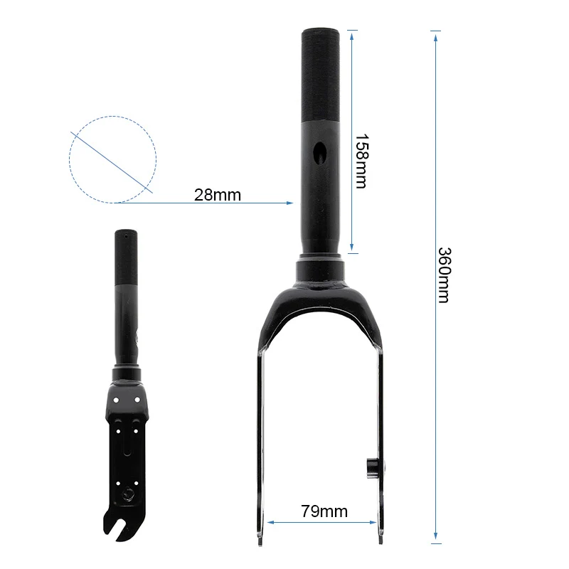 Fourche avant du E2 Pro E