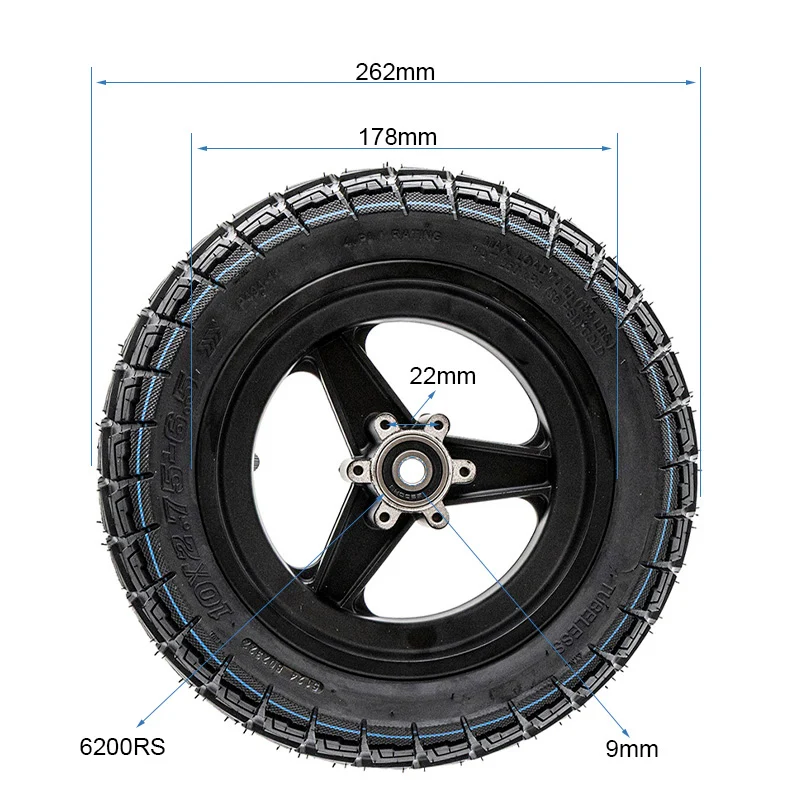 Roue avant Kukirin G2/G3 (Sans logo)