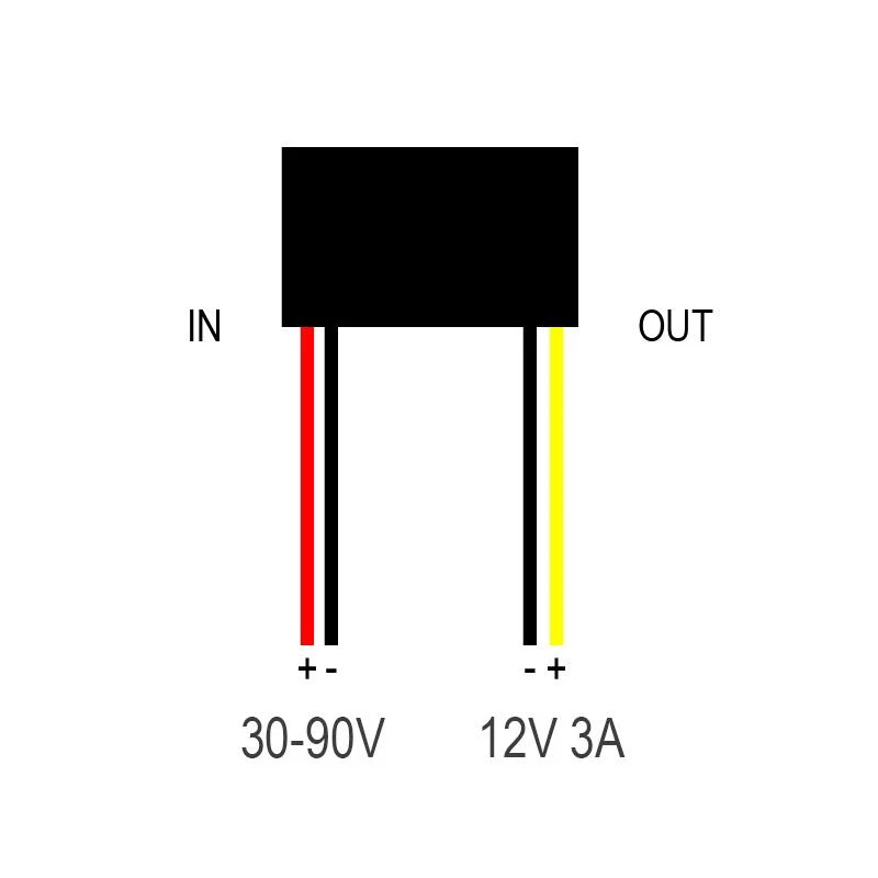 Convertisseur DC 30-90V vers 12V 3A [Fulree]