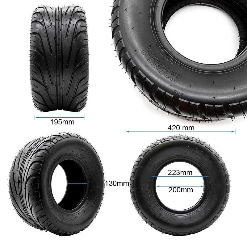PneuTubeless 18x9,5-8 / 225/55-8 [Feiben]